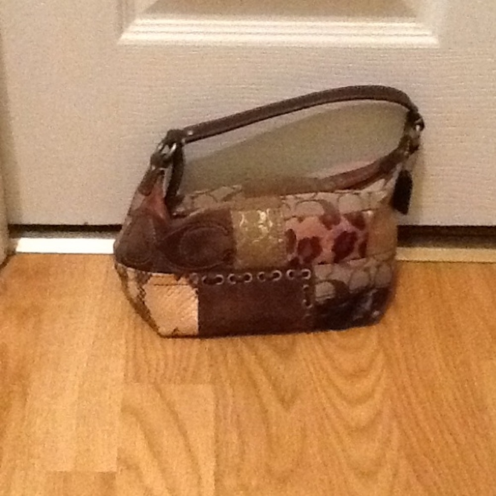 Coach patch work small purse